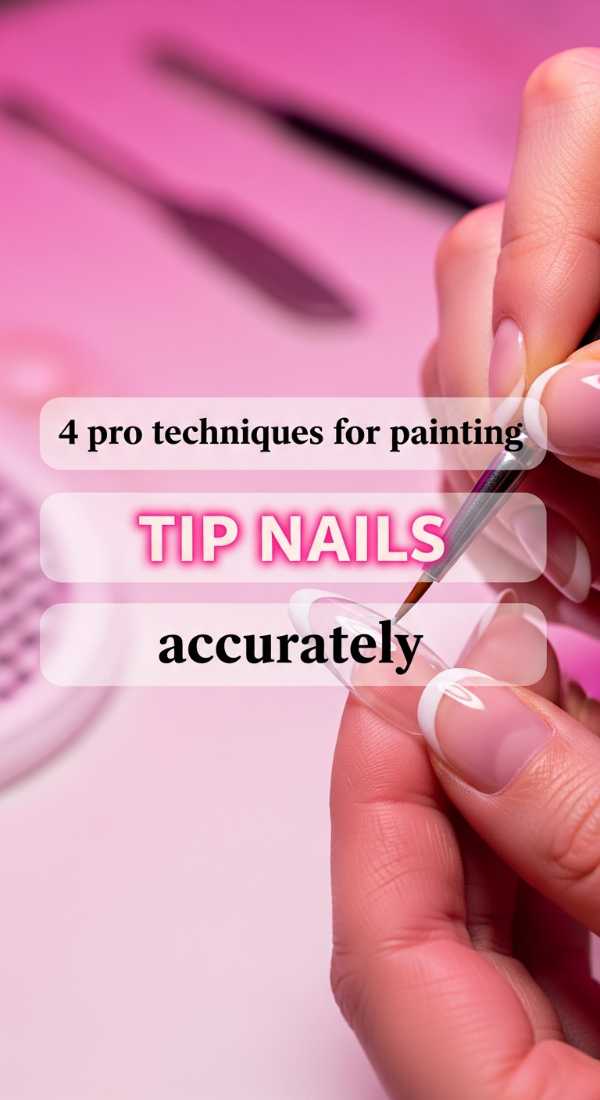 4 Pro Techniques For Painting Tip Nails Accurately 6a031a1e6f43c