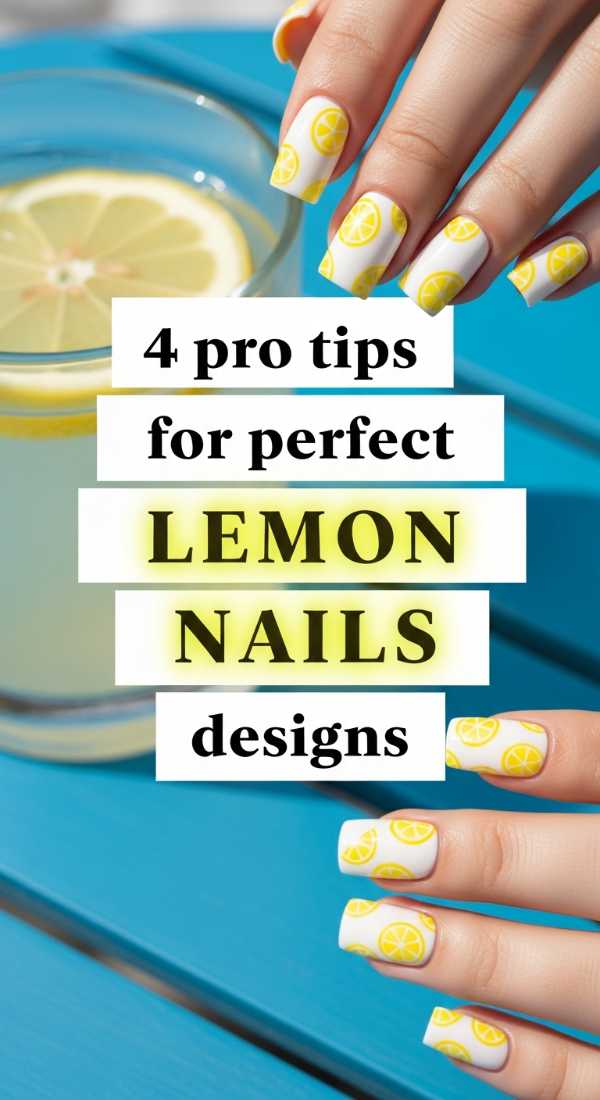 4 Pro Tips For Perfect Lemon Nails Designs 6a05989c747f4