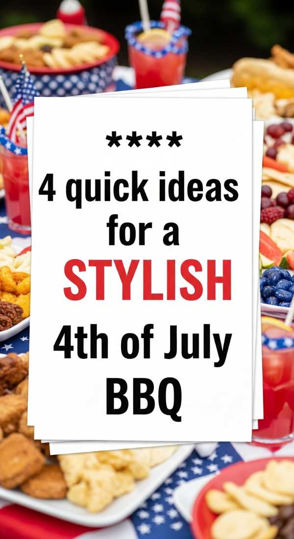 4 Quick Ideas For A Stylish 4th Of July Bbq 6a0de99f96729
