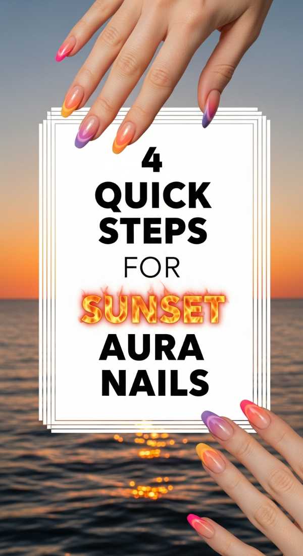 4 Quick Steps For Sunset Aura Nails 6a059cd3d3837
