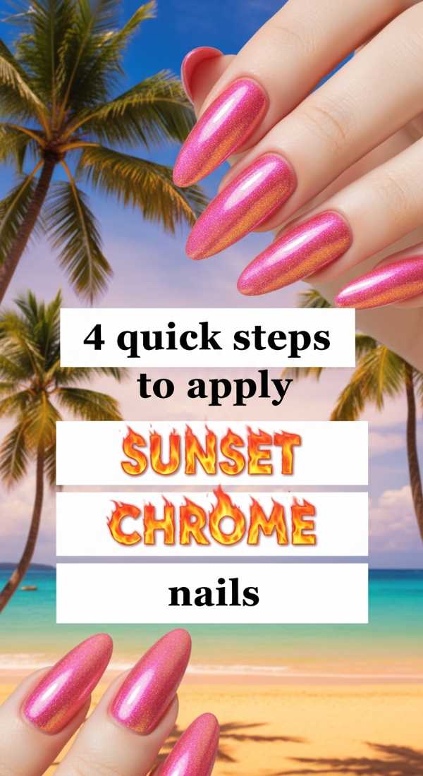 4 Quick Steps To Apply Sunset Chrome Nails 6a05a12e7400e
