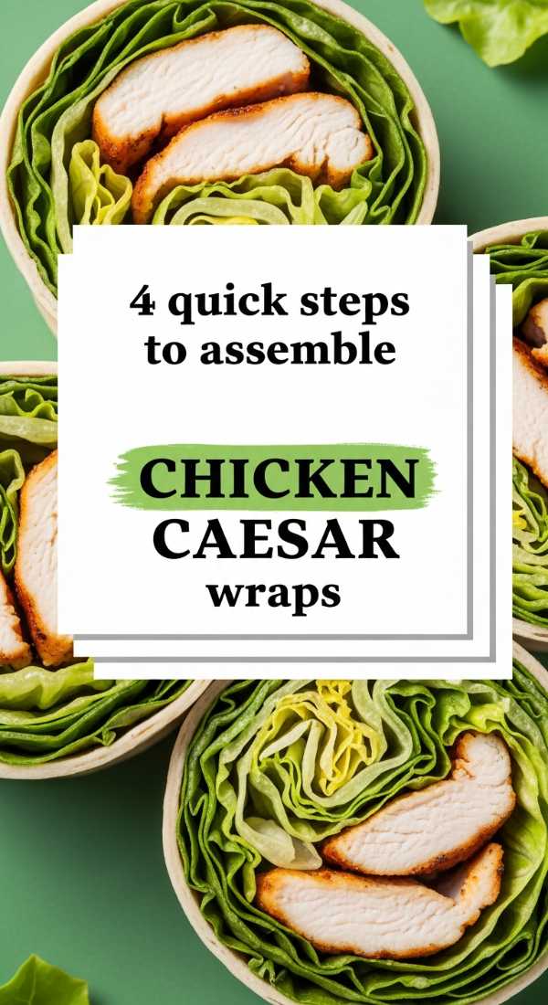 4 Quick Steps To Assemble Chicken Caesar Wraps 6a00182a07de9