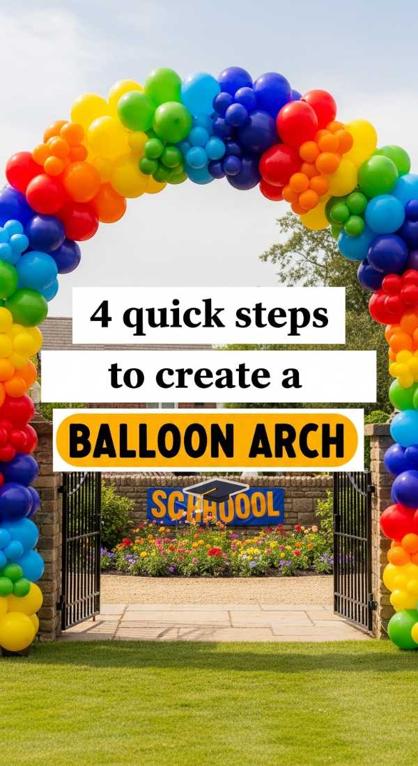 4 Quick Steps To Create A Balloon Arch 69f7277367782