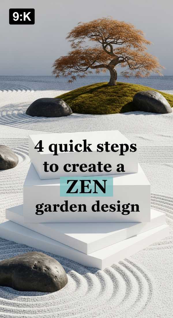 10 Minimalist Landscaping Tips for a Contemporary Outdoor Oasis 4 Quick Steps To Create A Zen Garden Design 69fb222f21c6c