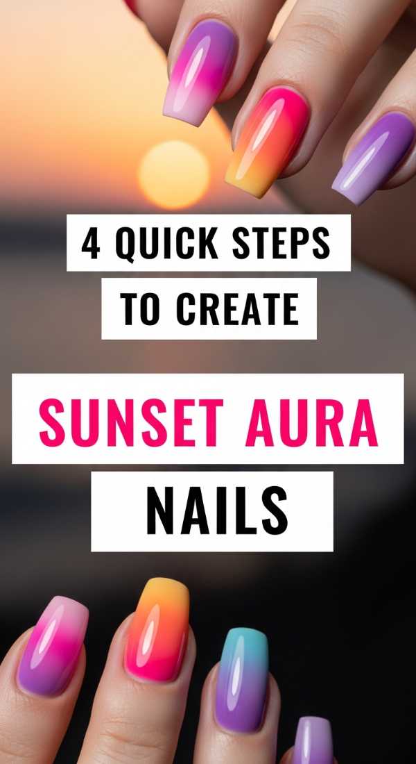 4 Quick Steps To Create Sunset Aura Nails 6a059cafa2cd4