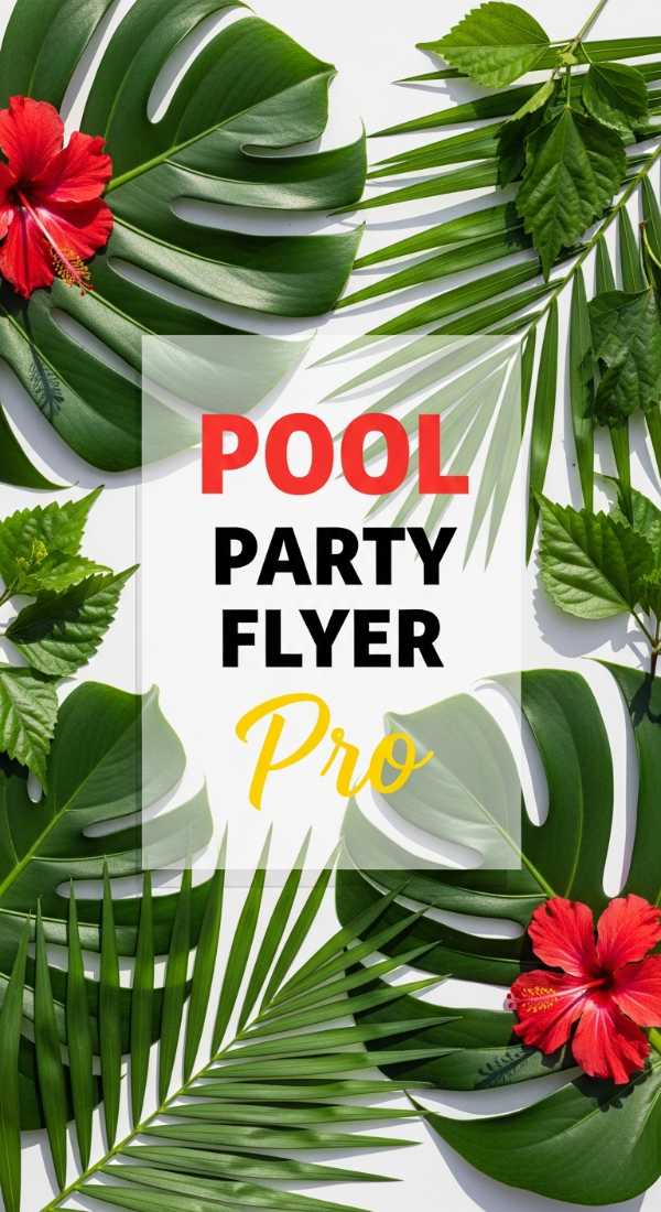 The Coolest Host in Town: Your Step-by-Step Summer Pool Party Handbook 4 Quick Steps To Design A Pool Party Flyer 6a0572b400a07