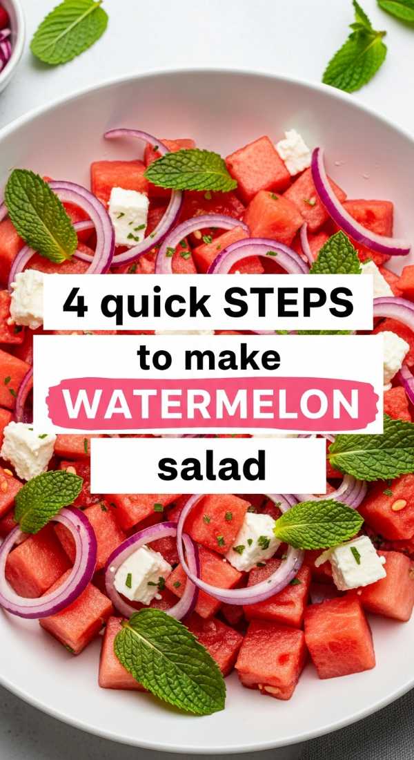 4 Quick Steps To Make Watermelon Salad 6a001617da142