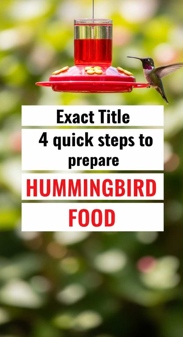 4 Quick Steps To Prepare Hummingbird Food 6a06ee494d517