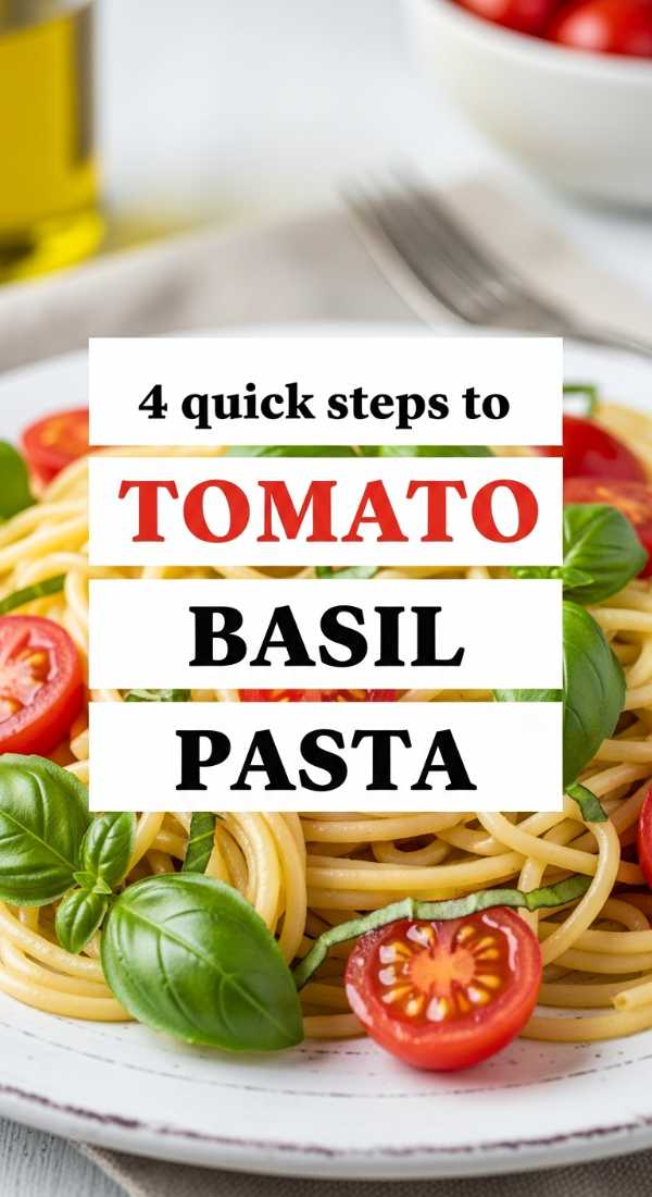 4 Quick Steps To Tomato Basil Pasta 69f6f4b8d2870