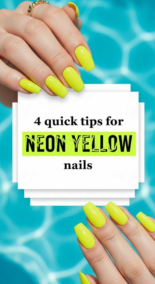 4 Quick Tips For Neon Yellow Nails 6a05a52110bfc