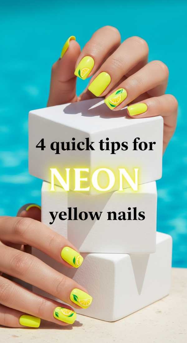 4 Quick Tips For Neon Yellow Nails Designs 6a059b2cd71eb