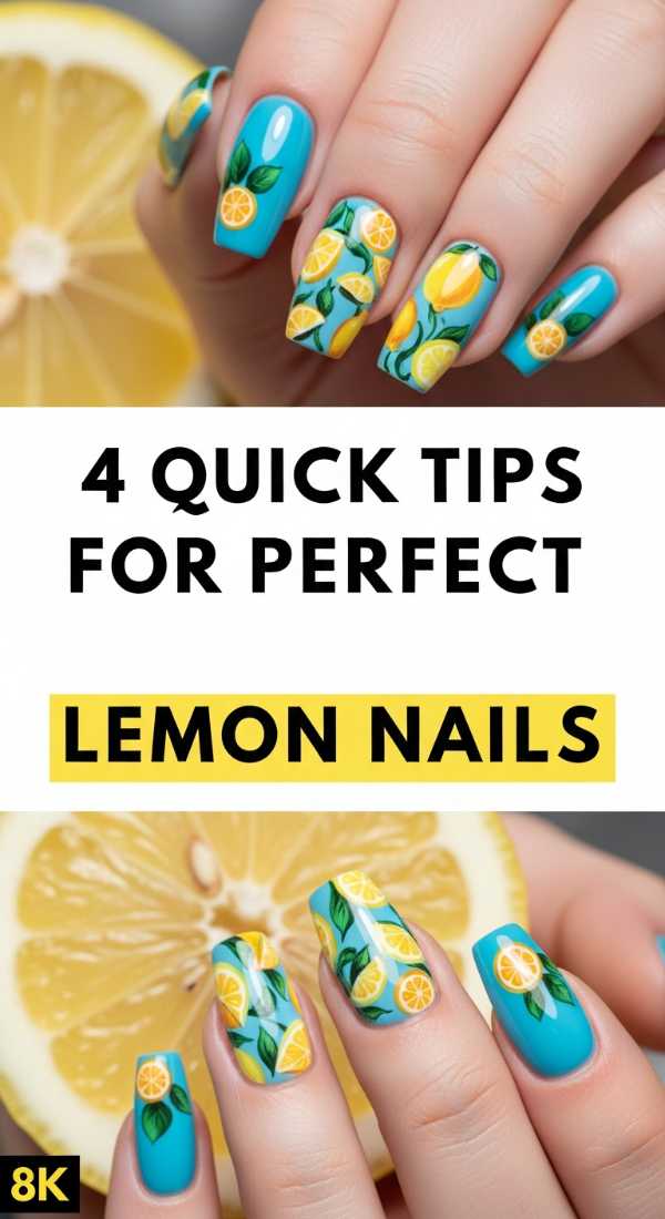 4 Quick Tips For Perfect Lemon Nails 6a05a3d4b6e7f