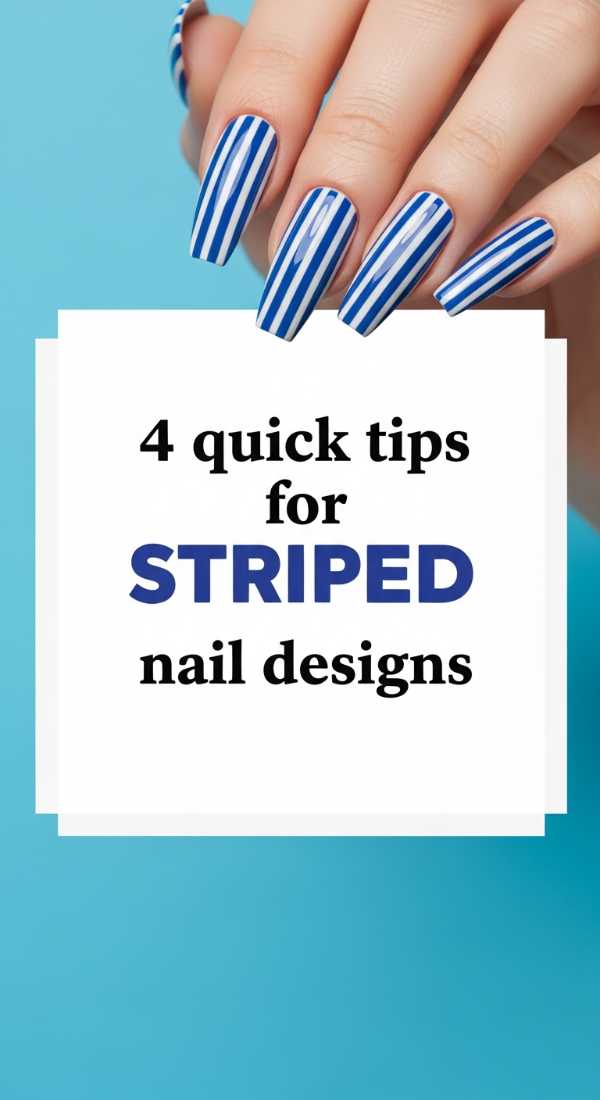 Master the Classic Duo: The Ultimate Blue and White Nail Art Tutorial 4 Quick Tips For Striped Nail Designs 69fc7f6b1a5f3