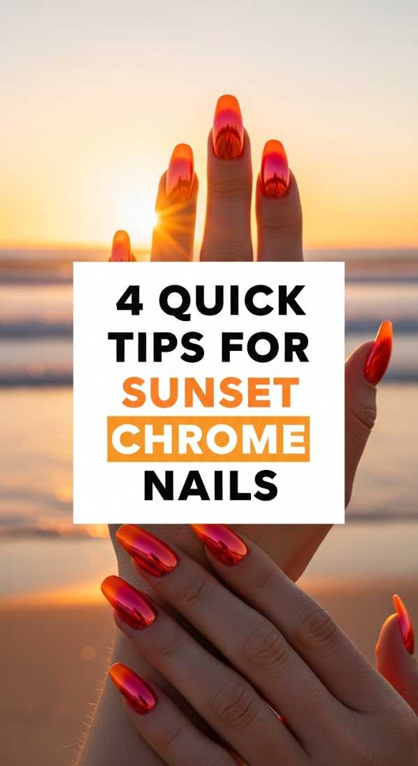4 Quick Tips For Sunset Chrome Nails 6a05a14f50819