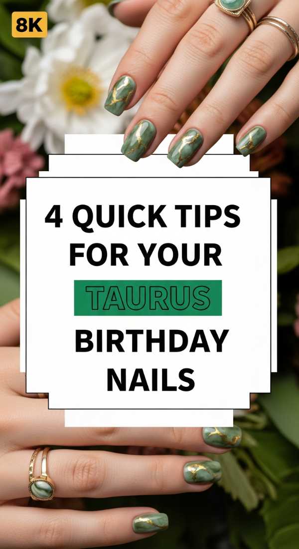 4 Quick Tips For Your Taurus Birthday Nails 6a059cca1c309