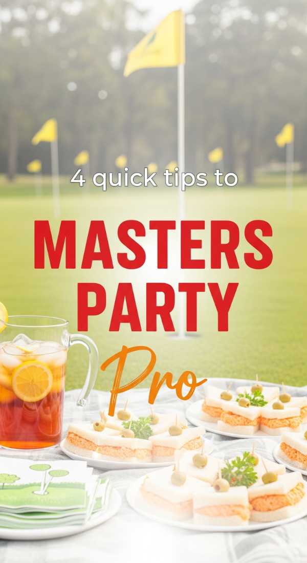 4 Quick Tips To Host A Masters Party 69f721f8c1012