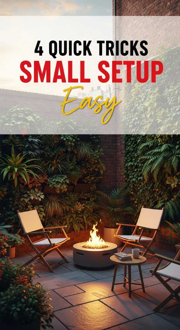 4 Quick Tricks For A Small Backyard Party Setup 69f86c6e862c1