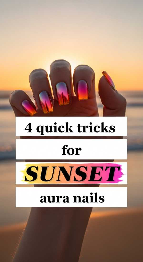 Mani Magic: Everything You Need to Know About 2026 Nails 4 Quick Tricks For Sunset Aura Nails 6a059cbbc89f0