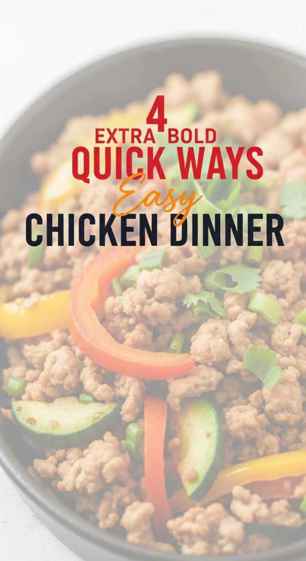4 Quick Ways To Cook Ground Chicken Dinners 6a149b1b80997