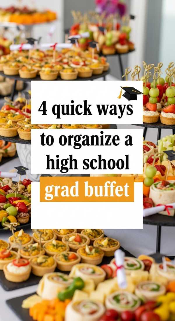 4 Quick Ways To Organize A High School Grad Buffet 69f727753a9fc