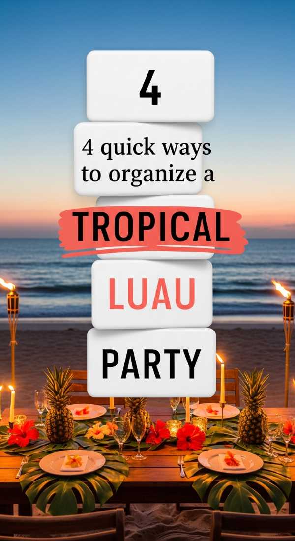 10 DIY Party Decor Hacks to Transform Your Space on a Budget 4 Quick Ways To Organize A Tropical Luau Party 6a0deee50d0c0