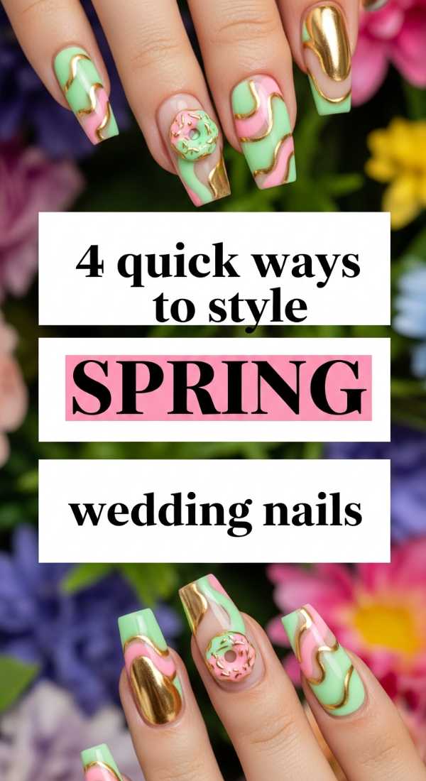 4 Quick Ways To Style Spring Wedding Nails 6a021e6a25140