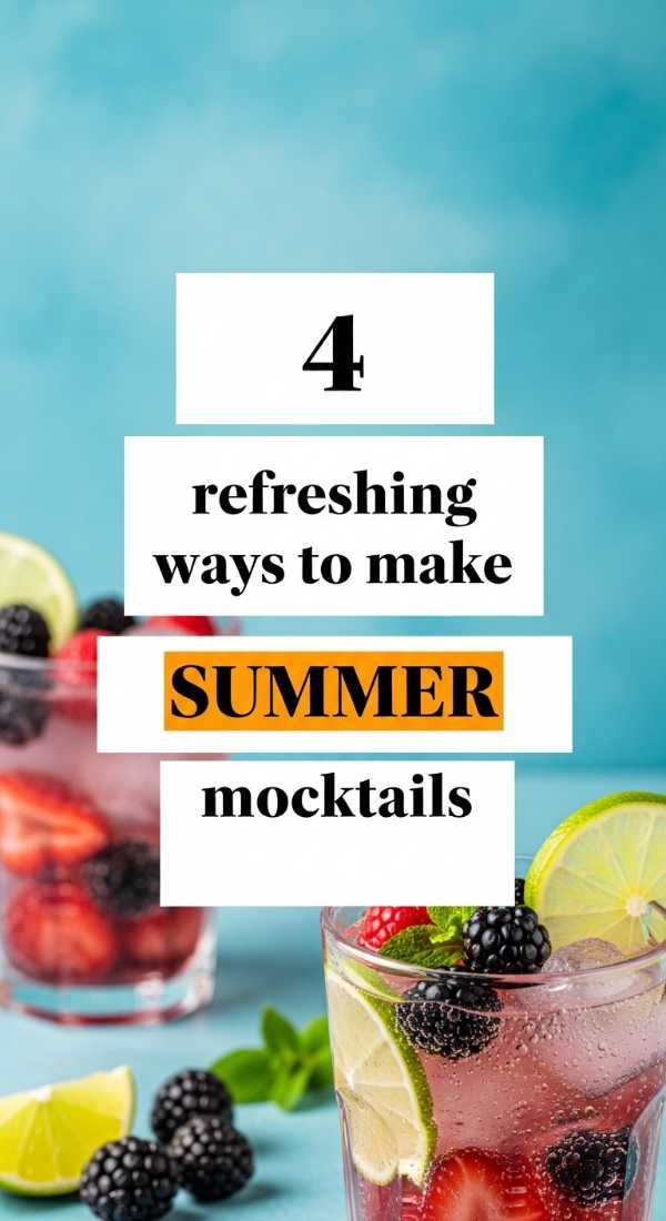 4 Refreshing Ways To Make Summer Mocktails 6a06bde0af9c8