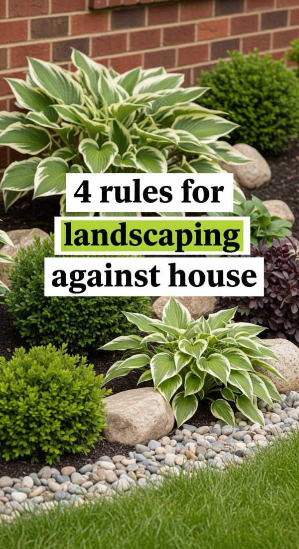 4 Rules For Landscaping Against House Walls 69fdc29210446