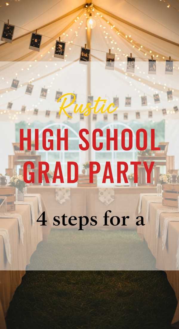 4 Rustic Steps For A High School Grad Party 6a0572c0f3587