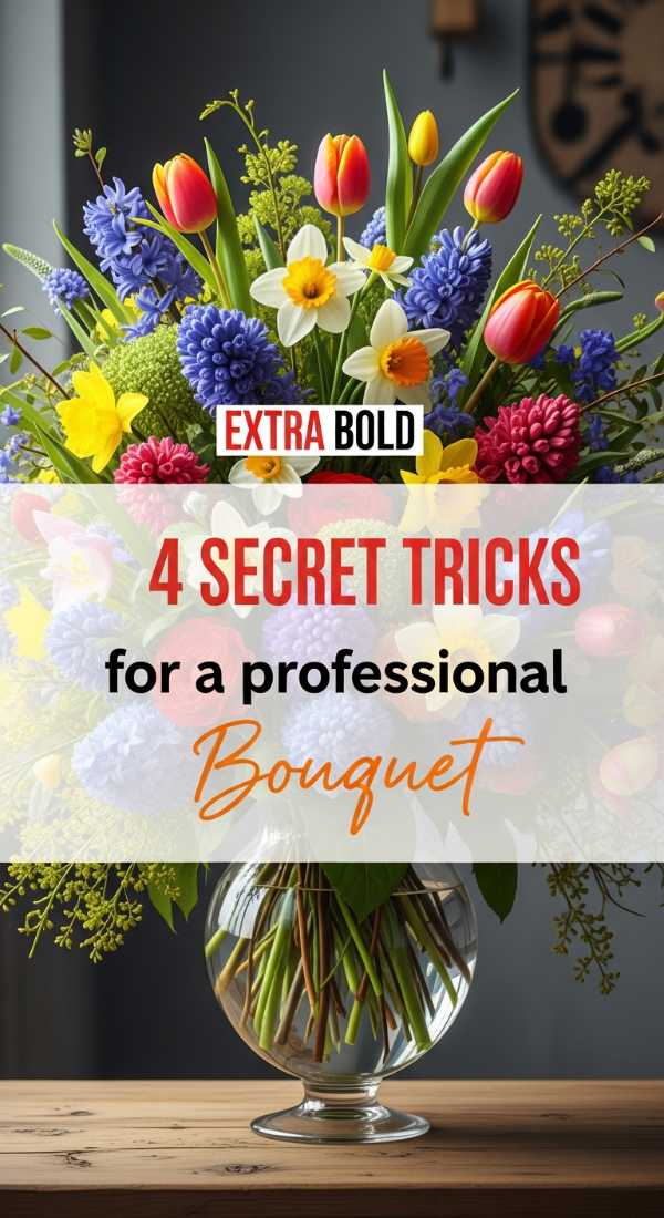 4 Secret Tricks For A Professional Bouquet 69fc26861a438