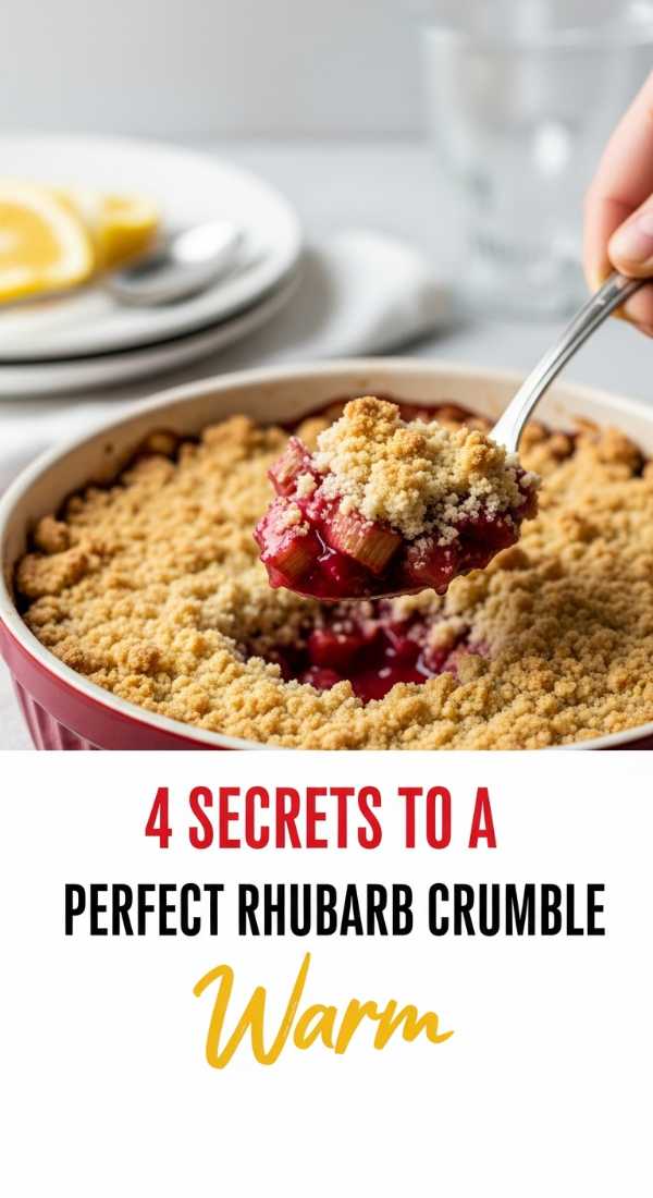 4 Secrets To A Perfect Rhubarb Crumble 6a149b3299435