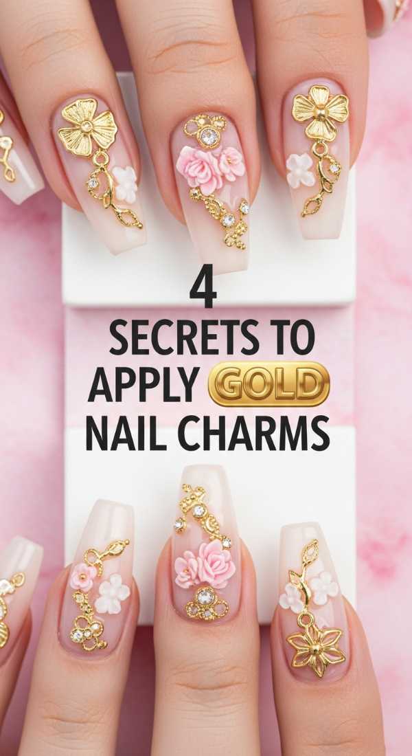 4 Secrets To Apply Gold Nail Charms 6a0f113b2f4ff