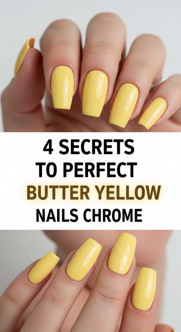 4 Secrets To Perfect Butter Yellow Nails Chrome 6a033a1248a07