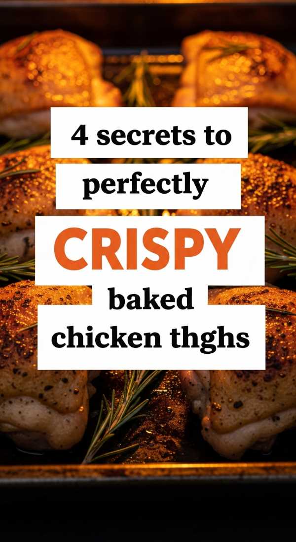 4 Secrets To Perfectly Crispy Baked Chicken Thighs 6a144228ca8f5