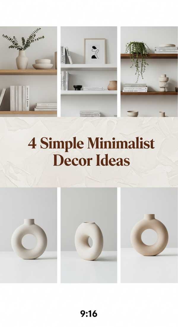 Minimalist Magic: How to Balance Simplicity and Snugness 4 Simple Minimalist Decor Ideas 6a0ea15057153