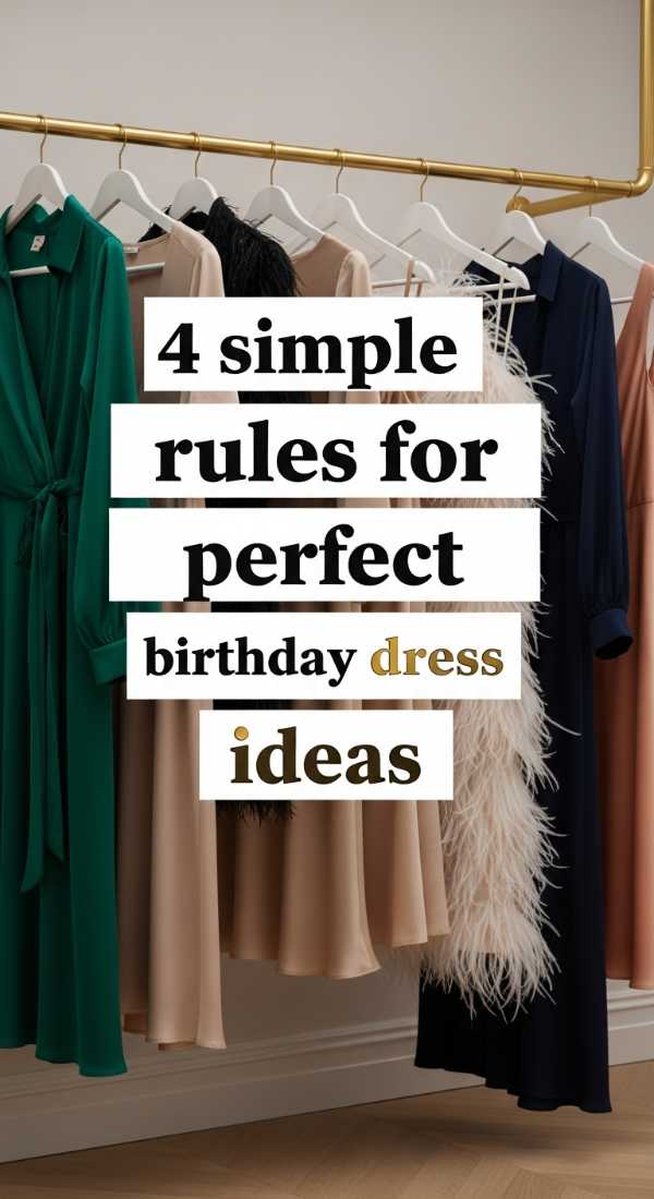 4 Simple Rules For Perfect Birthday Dress Ideas 6a057ebc5274b