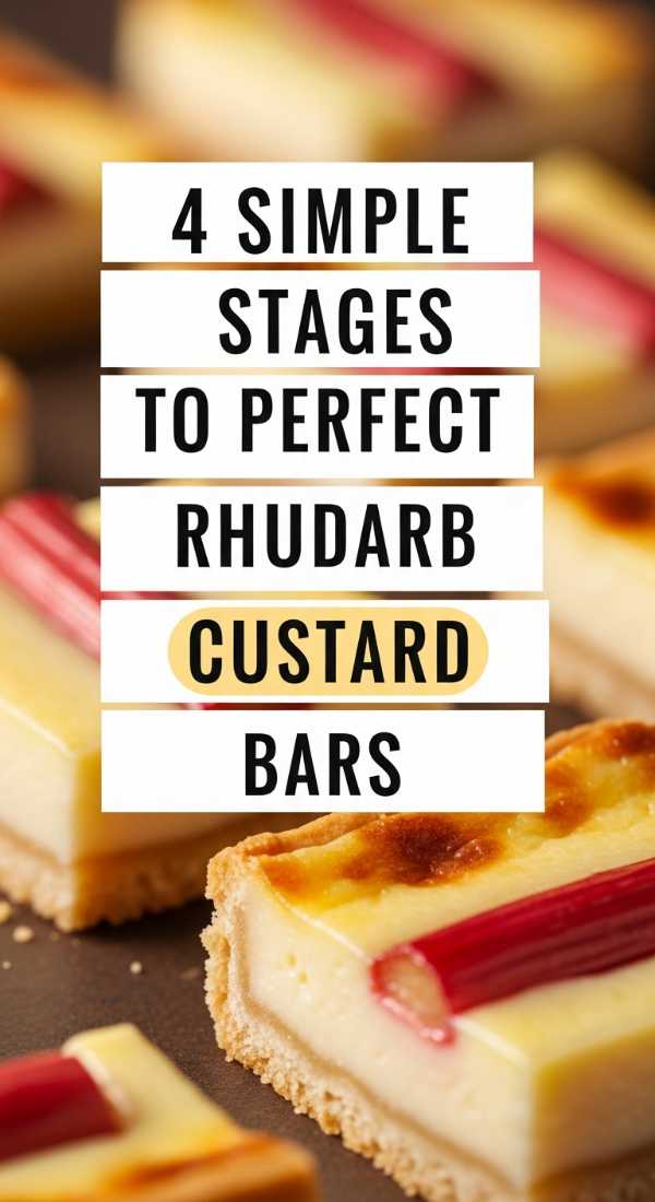 4 Simple Stages To Perfect Rhubarb Custard Bars 69fc190fc6753