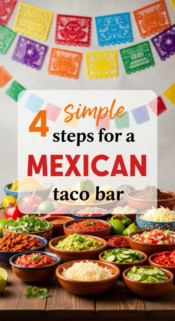 Stress-Free Soirées: Your Master Class in Party Styling 4 Simple Steps For A Mexican Taco Bar 6a0db3ce22f16