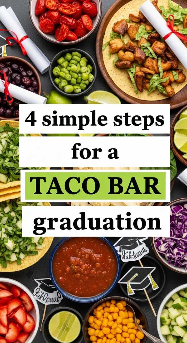 4 Simple Steps For A Taco Bar Graduation 6a0def0a6edcb