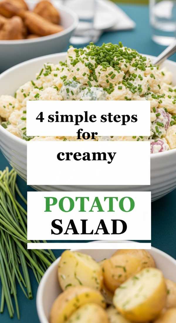 4 Simple Steps For Creamy Potato Salad 69f47b4bacf8a