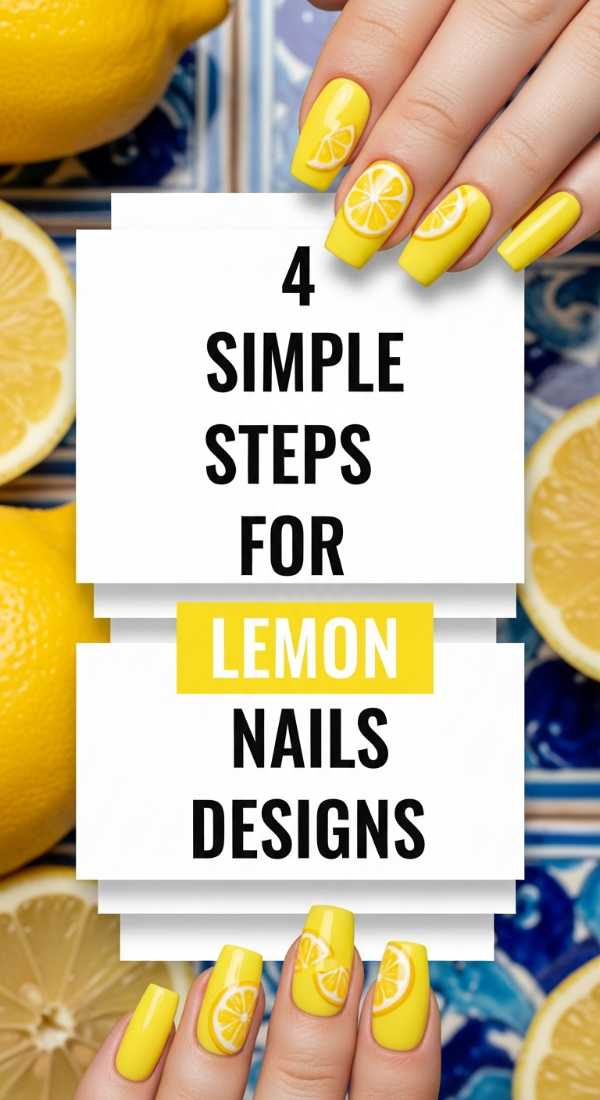 From Caps to Cocktails: 2026's Hottest Summer & Grad Nails 4 Simple Steps For Lemon Nails Designs 6a0597c1805cc