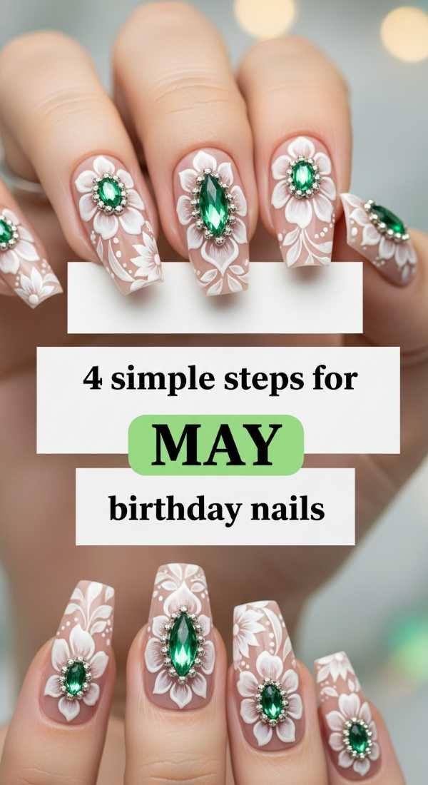 4 Simple Steps For May Birthday Nails 6a021e5ea0b31