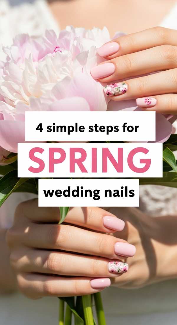 4 Simple Steps For Spring Wedding Nails 69f5e2be2b238