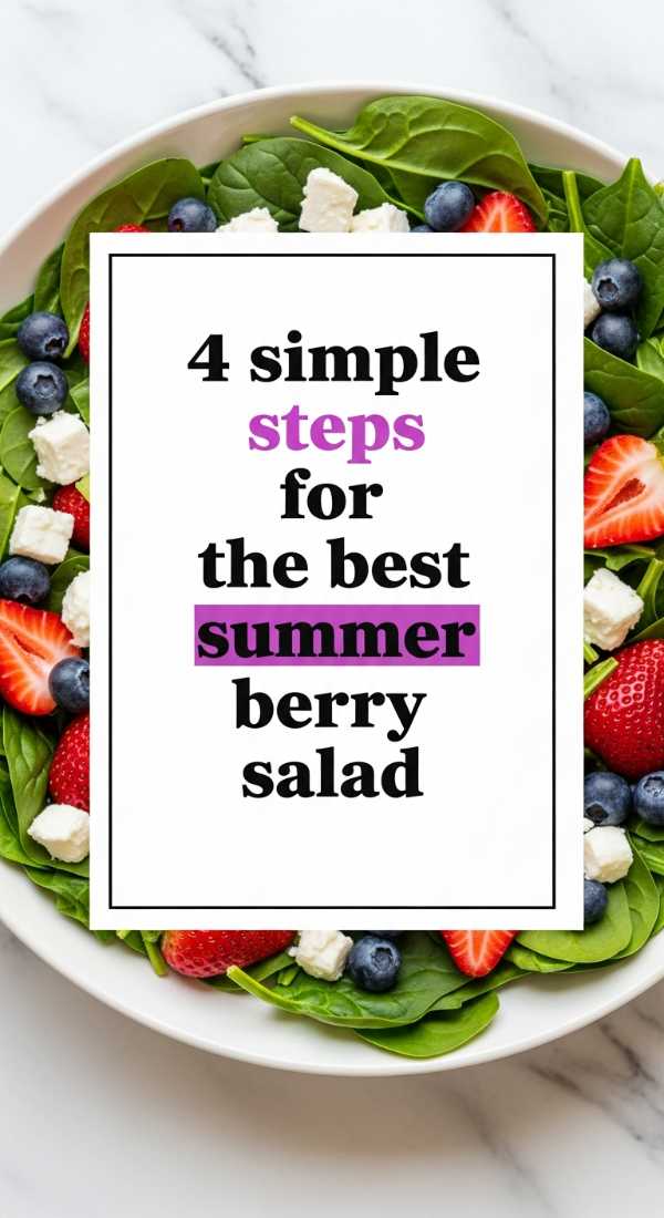 4 Simple Steps For The Best Summer Berry Salad 6a109f1a0c93d