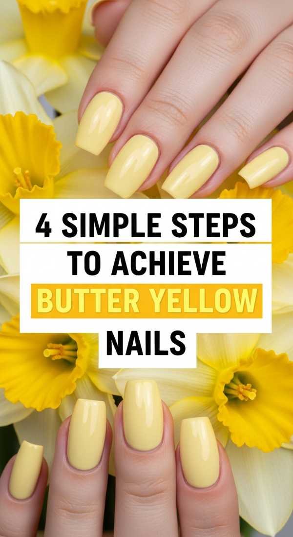 4 Simple Steps To Achieve Butter Yellow Nails 69fb9751c37f6