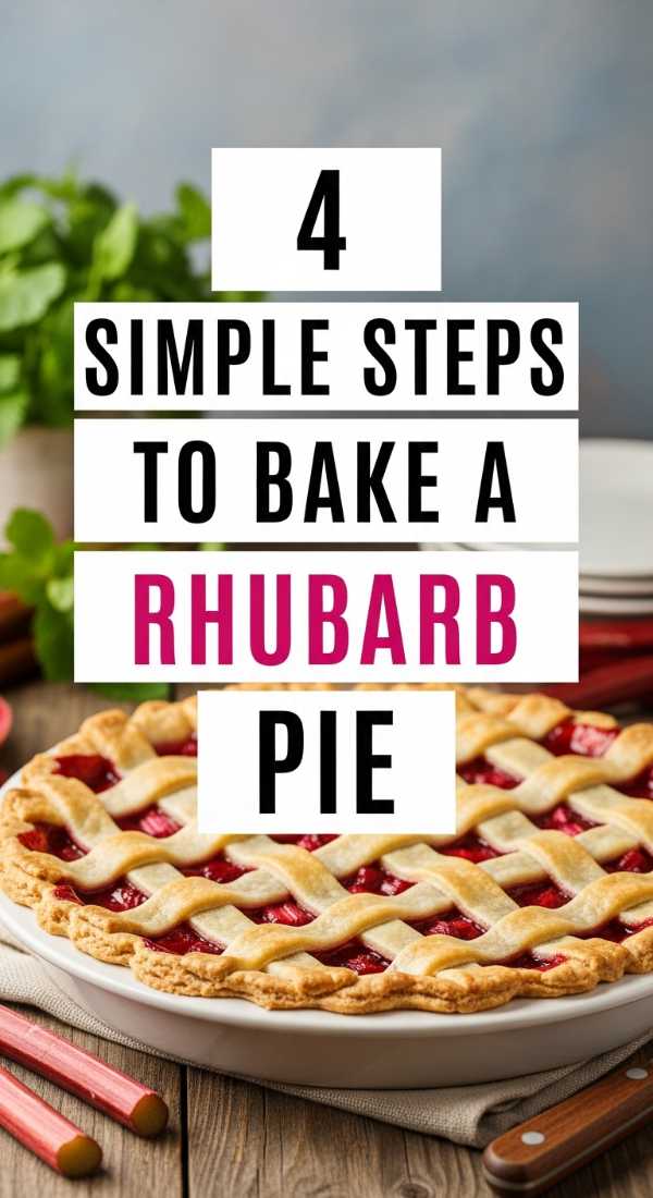 4 Simple Steps To Bake A Rhubarb Pie 6a109f114fdc6