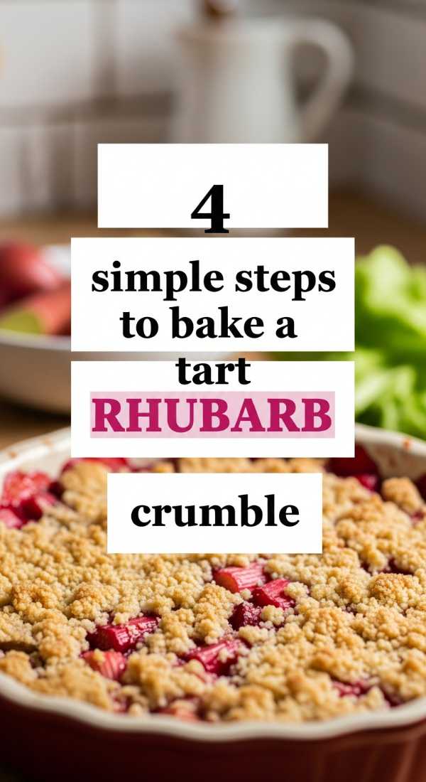 4 Simple Steps To Bake A Tart Rhubarb Crumble 6a109380c173e
