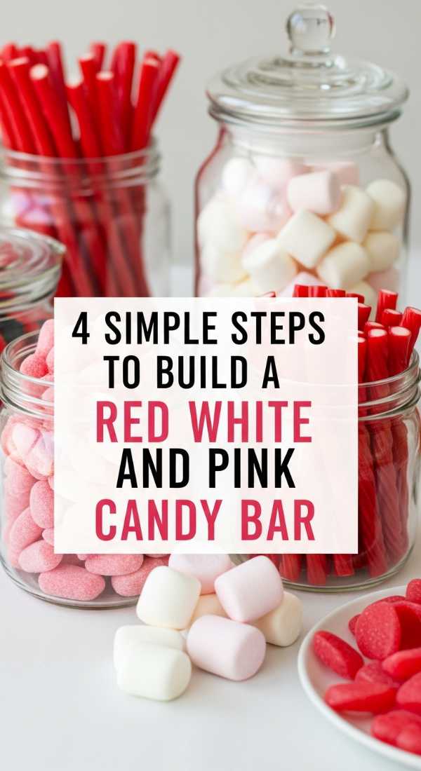 Red, White, and Bloom: Hosting a Dreamy Girly 4th of July Soiree 4 Simple Steps To Build A Red White And Pink Candy Bar 6a0de72b94869