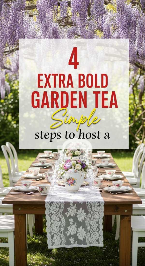 4 Simple Steps To Host A Garden Tea 69f721ffa63cb