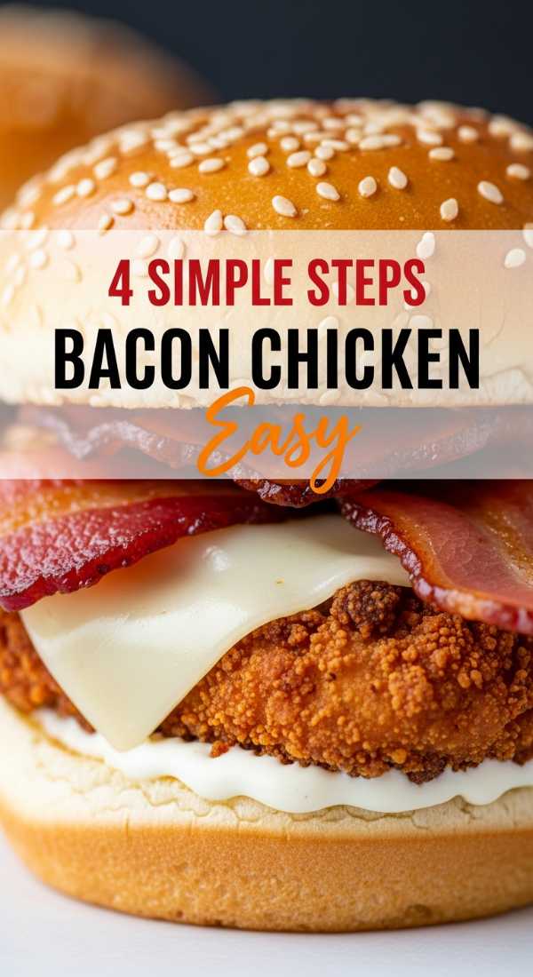4 Simple Steps To Make Bacon Chicken Sliders 6a045a82e1052